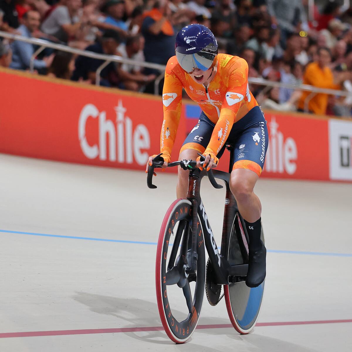 Defendió su oro en un Mundial de Ciclismo en Chile y sorprende con una curiosa recomendación: “Hay muy buenas cafeterías”