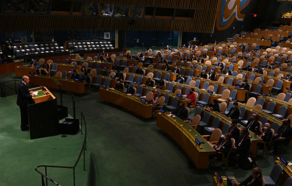 Tayyip Erdogan da su discurso ante la asamblea general de la ONU