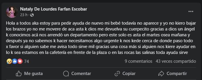 Captura de Facebook