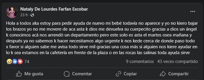 Captura de Facebook