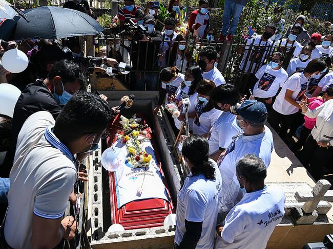 El funeral de Keyla Martinez en La Esperanza