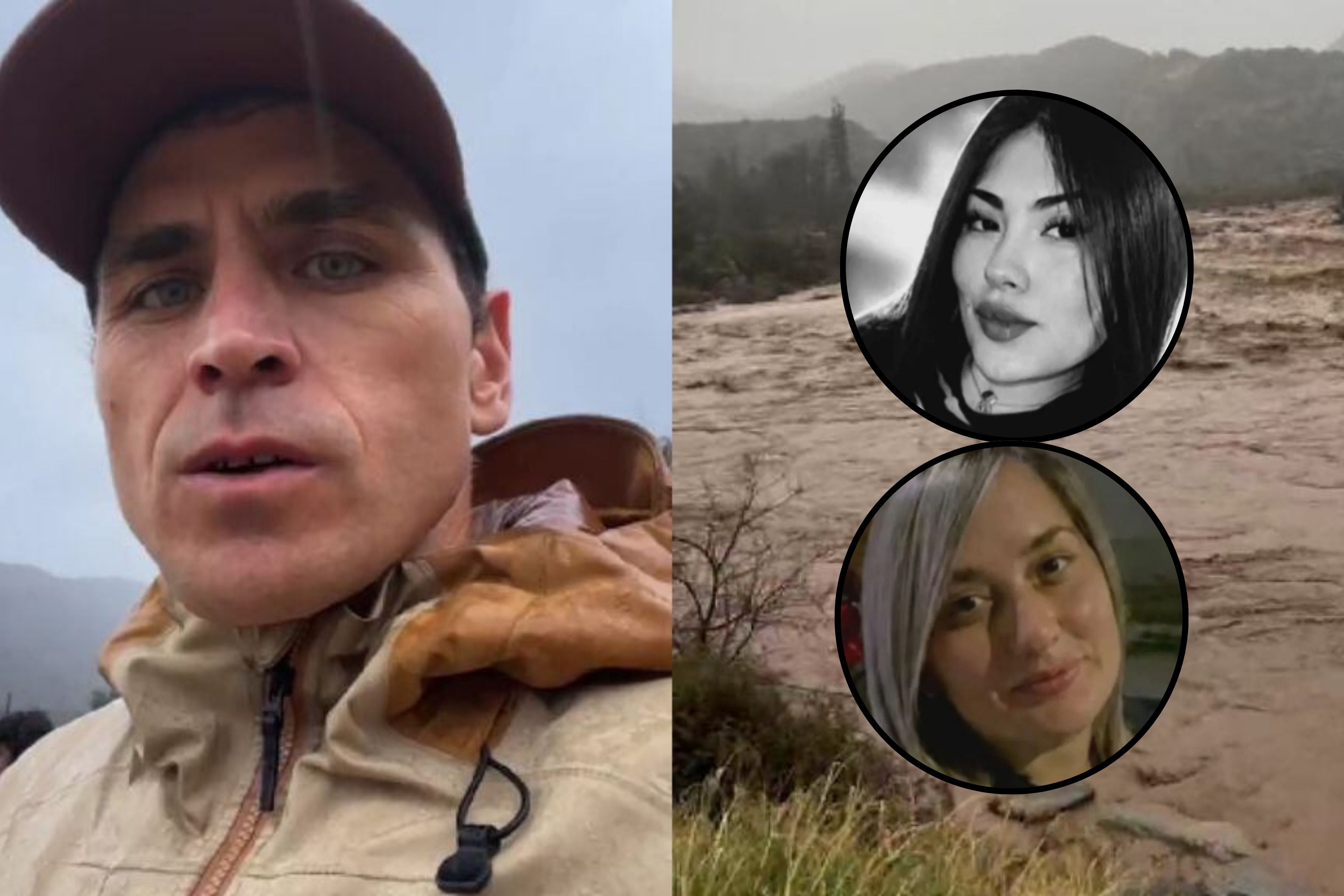 Pangal Andrade se suma a la búsqueda de jóvenes desaparecidas en el Cajón del Maipo