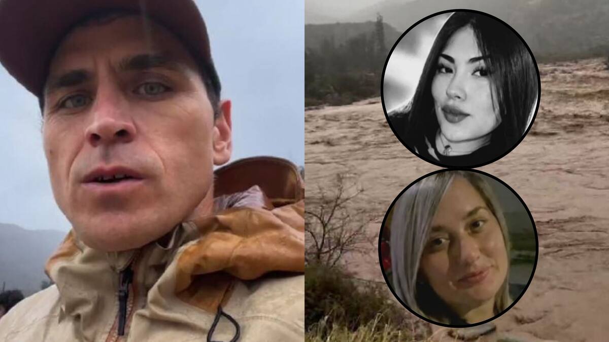 Pangal Andrade se suma a la búsqueda de jóvenes desaparecidas en el Cajón del Maipo