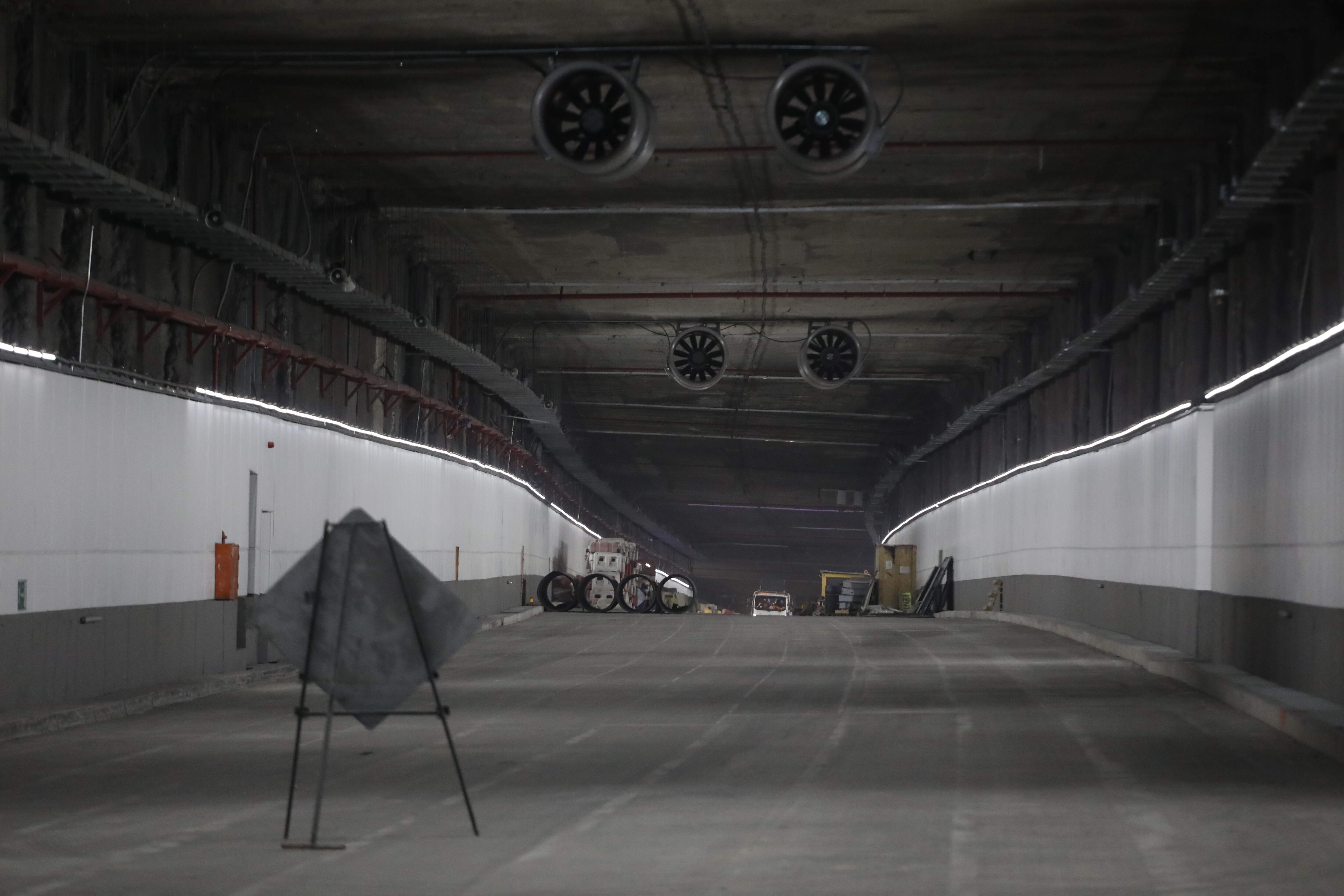 3 de junio de 2026 / SANTIAGO El Presidente de la República, José Antonio Kast, encabeza el hito constructivo de unión de los túneles de autopista subterránea AVO I Y AVO II, en la comuna de Ñuñoa, y la Reina.FOTO:  SEBASTIAN BELTRÁN GAETE /AGENCIAUNO