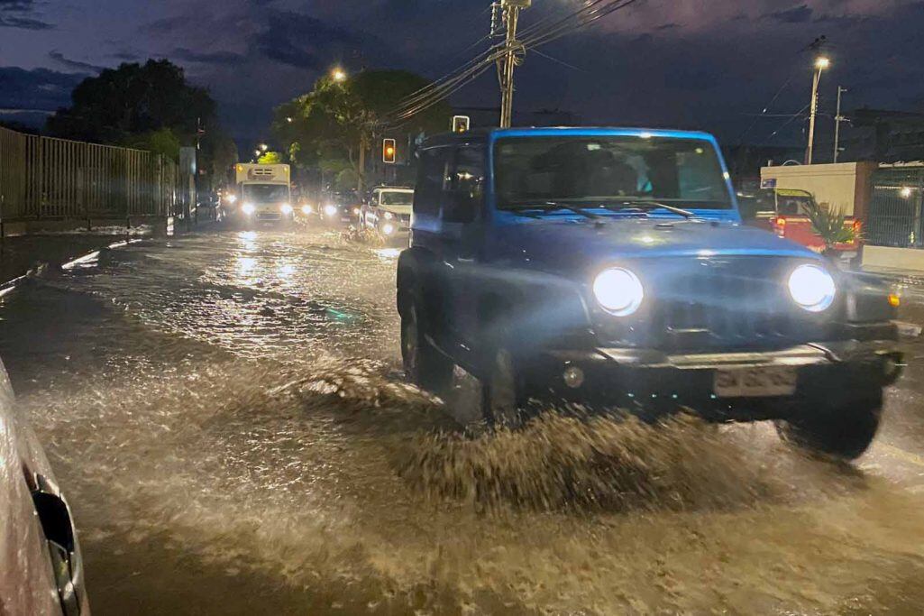 Calama, lluvias