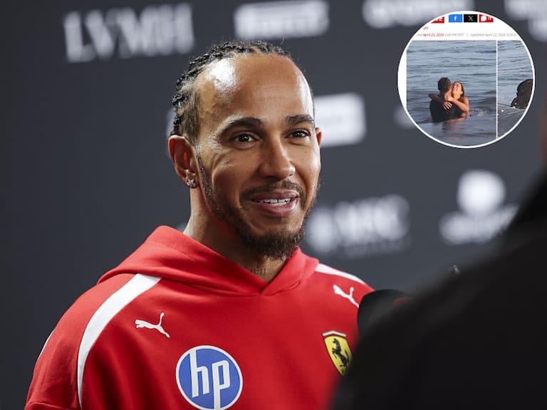Captan encendido romance entre Lewis Hamilton y Kim Kardashian: esto pasó en una playa