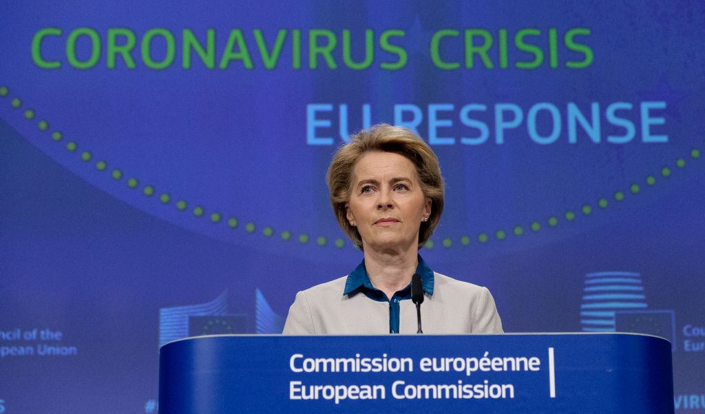 La titular de la Comisión Europea, Ursula von der Leyen