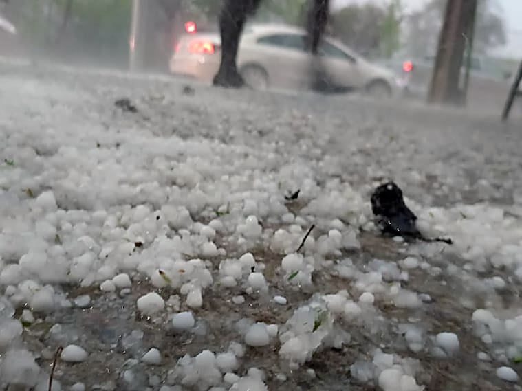 Granizos en Providencia