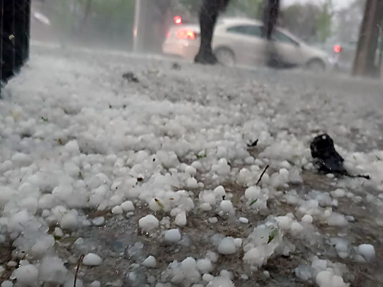 Granizos en Providencia