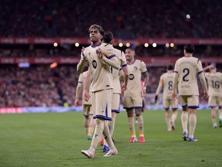 El golazo de Lamine Yamal para mantener a Barcelona con ventaja en la cima de La Liga Española
