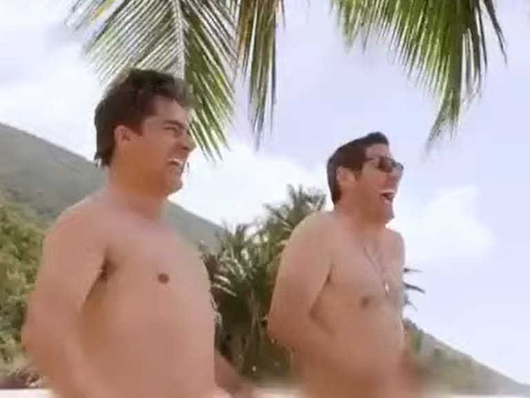 Jorge Zabaleta y Pancho Saavedra quedan sin ropa en playa nudista en Australia: apareció una conocida cuando se bañaban desnudos