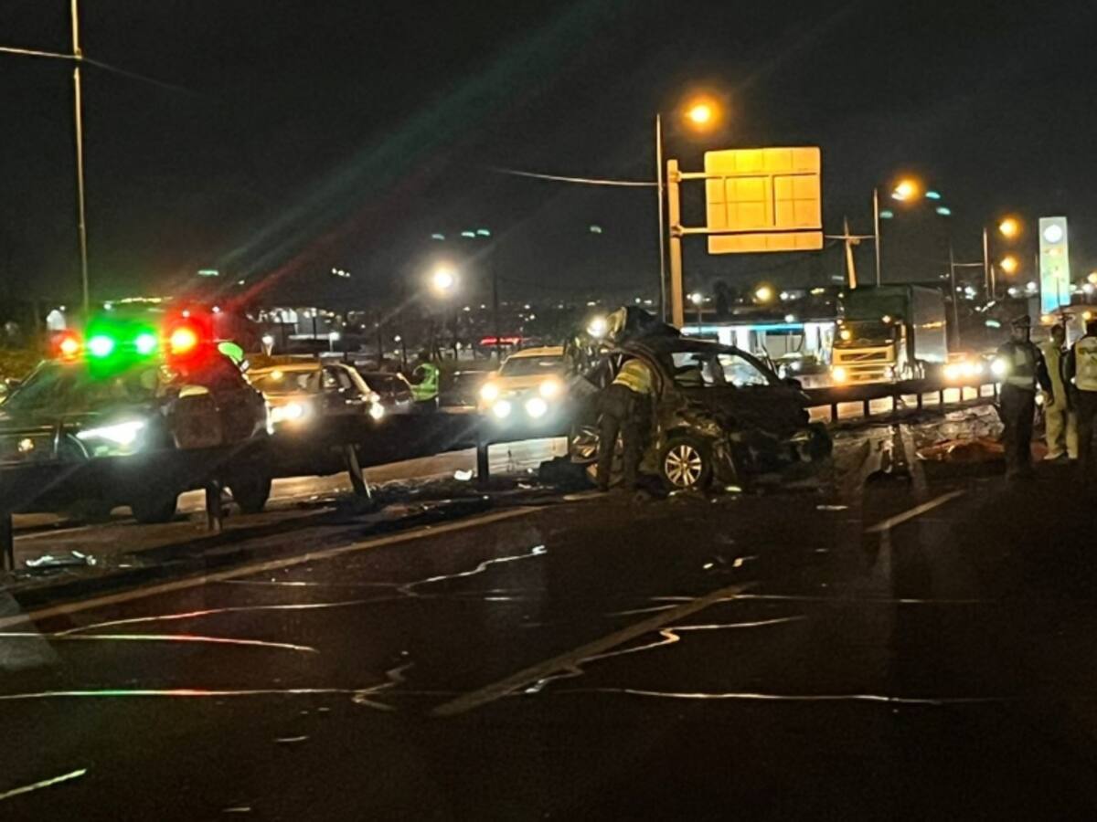 Fatal accidente en la Ruta 68: se bajó de su taxi tras un choque y un bus lo atropelló
