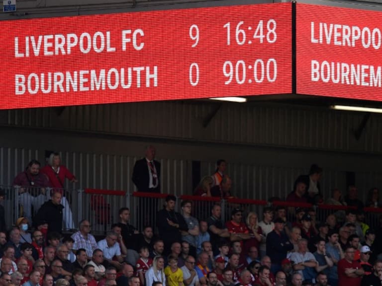 Liverpool humilla a Bournemouth e iguala la mayor goleada en la historia de la Premier League