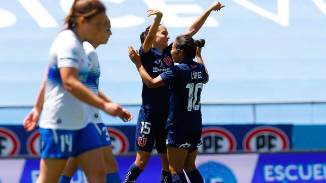 Universidad de Chile femenina ganó el clásico universitario