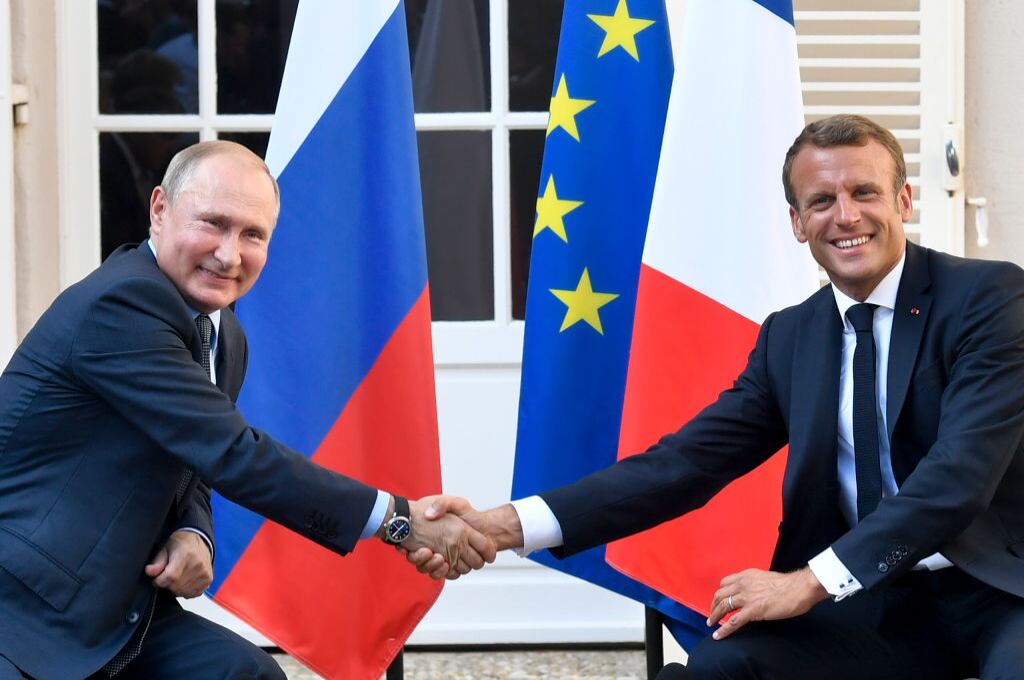 Vladimir Putin y Emmanuel Macron - Alto al fuego - Rusia y Ucrania