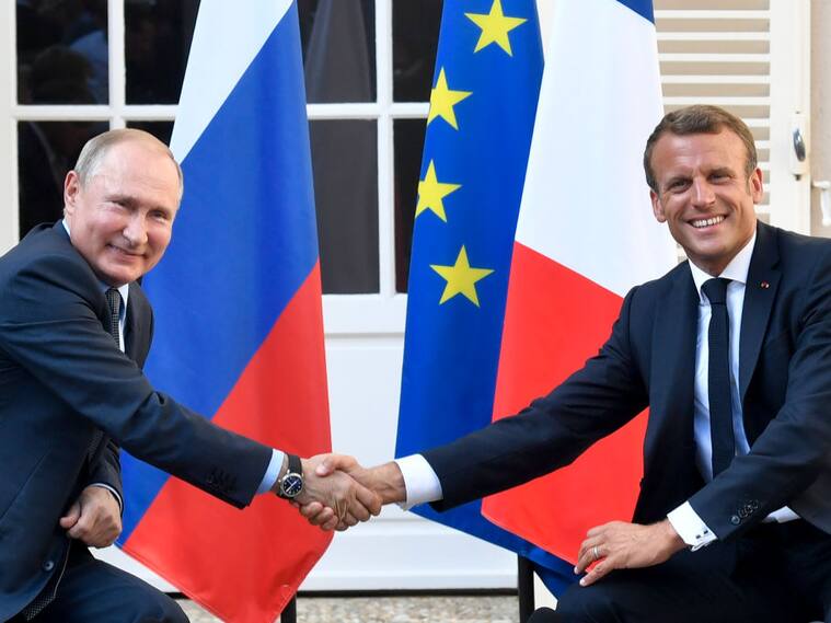 Vladimir Putin y Emmanuel Macron - Alto al fuego - Rusia y Ucrania