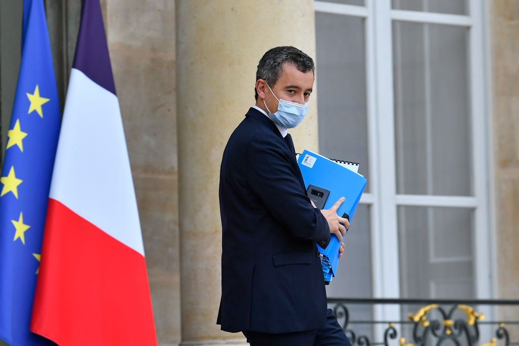 El ministro de interior francés Gerald Darmanin