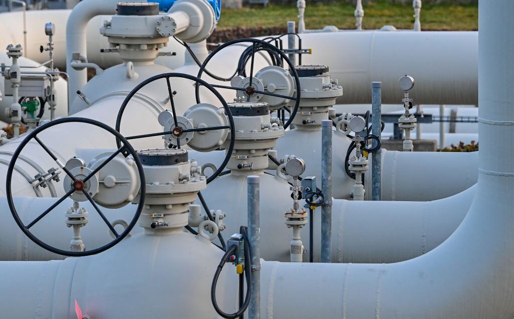 Estación en Brandenburgo que recibe el gas desde Rusia