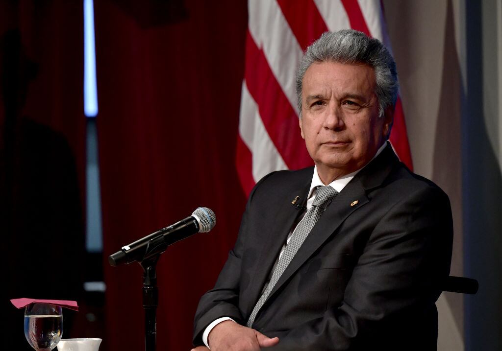 El expresidente ecuatoriano Lenin Moreno
