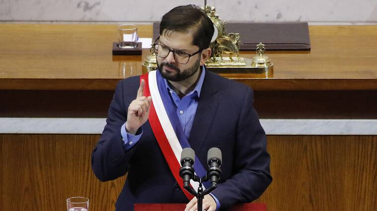 01 DE JUNIO DE 2022/VALPARAISOEl Presidente Gabriel Boric realiza su Cuenta Pública Presidencial en el Congreso Nacional.
FOTO: LEONARDO RUBILAR CHANDIA/AGENCIAUNO