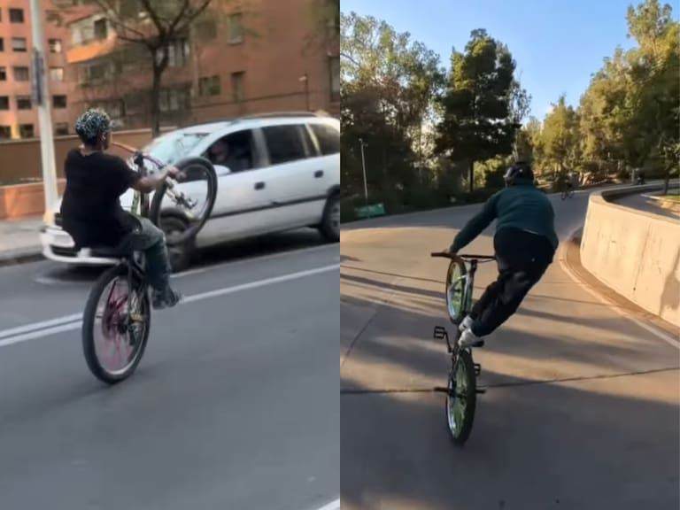 Ciclista que protagonizó violento episodio en Cerrro San Cristóbal recibe amenazas y críticas: “Estás generando un odio”