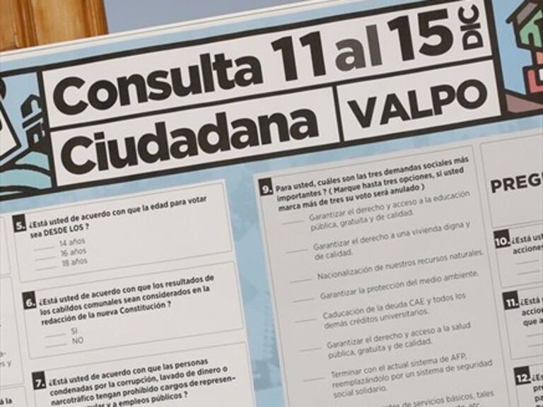 Consulta ciudadana: preguntas sobre la constitución enfrenta a alcaldes
