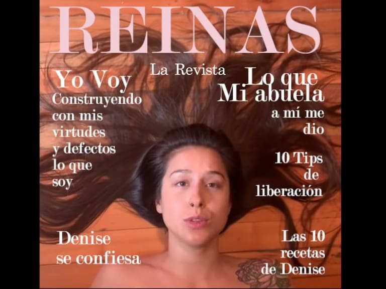 Denise Rosenthal sacó aplausos con su versión «quédate en casa» de «Lucha en equilibrio» y «Encadená»