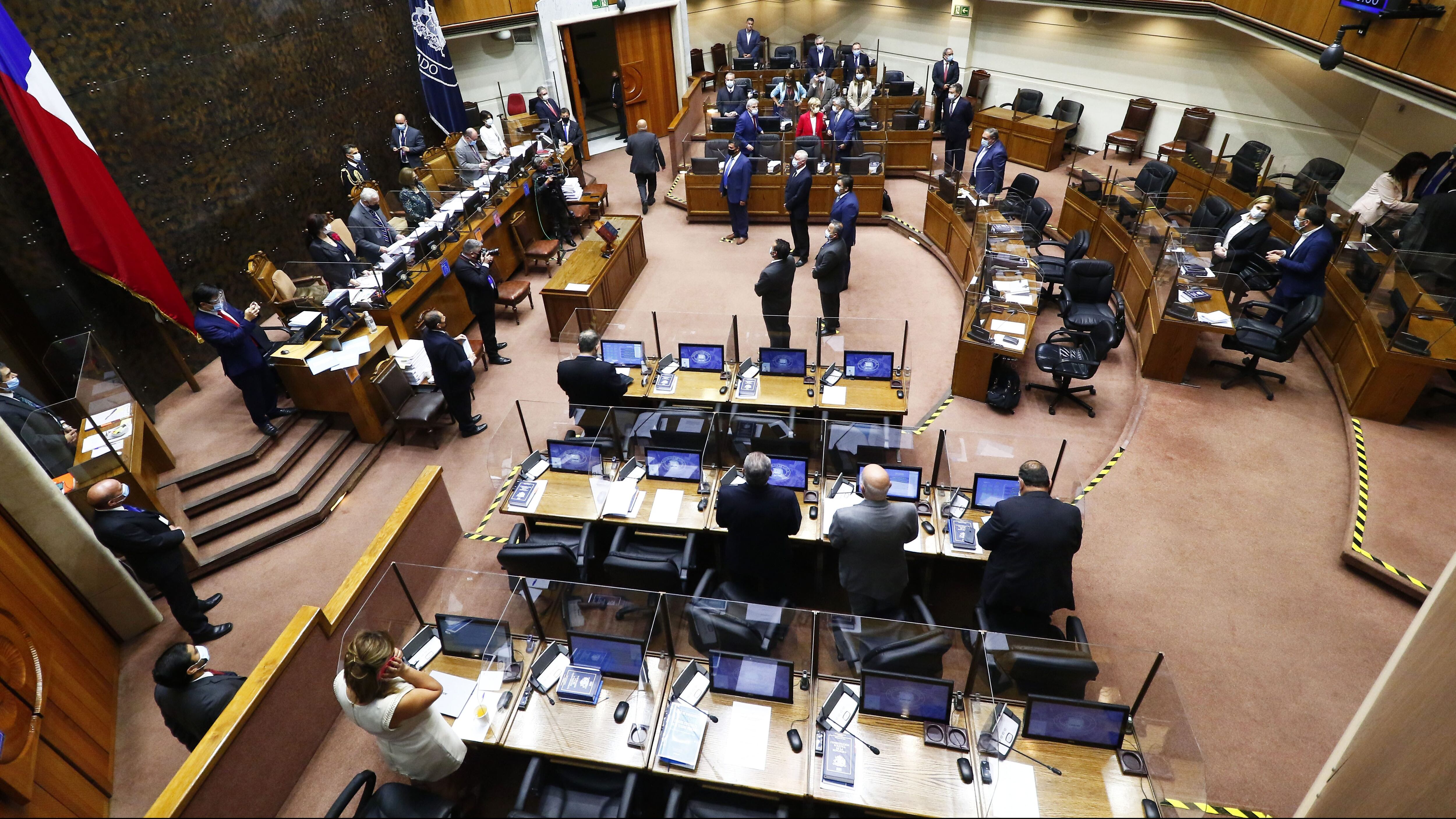 09 DE MARZO DE 2021/VALPARAISOVista general de la sesion del Senado.
FOTO: LEONARDO RUBILAR CHANDIA/AGENCIAUNO