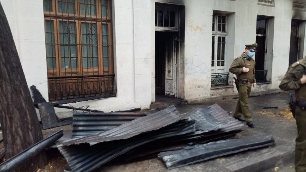 Incendio en Barrio Yungay