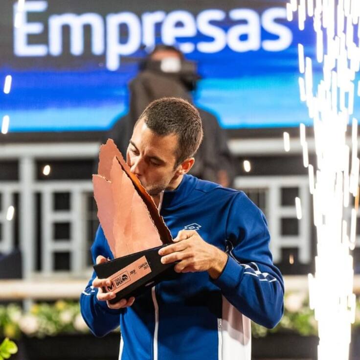 Laslo Djere se coronó campeón del Chile Open y se sumó a los europeos que han ganado el ATP de Santiago