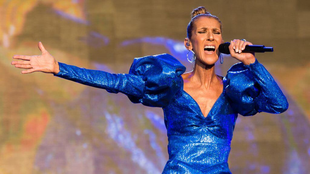 LONDON, ENGLAND - JULY 05: Celine Dion performs live at Barclaycard Presents British Summer Time Hyde Park at Hyde Park on July 05, 2019 in London, England. (Photo by Samir Hussein/Redferns)