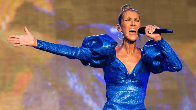 LONDON, ENGLAND - JULY 05: Celine Dion performs live at Barclaycard Presents British Summer Time Hyde Park at Hyde Park on July 05, 2019 in London, England. (Photo by Samir Hussein/Redferns)