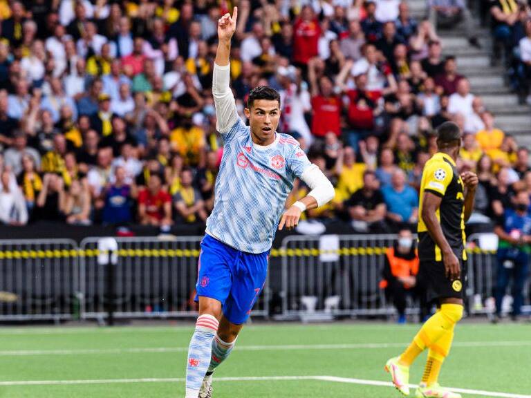 Cristiano Ronaldo ahora volvió a convertir por Manchester United en Champions League