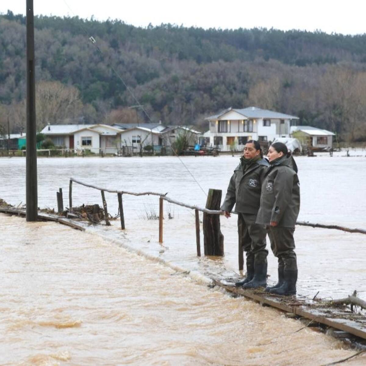 Senapred declara Alerta Roja en el Biobío por desborde del río Pichilo