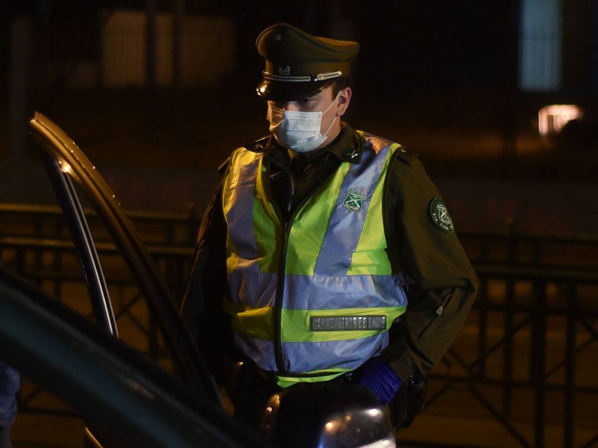 Carabineros informó que 353 personas no respetaron el toque de queda