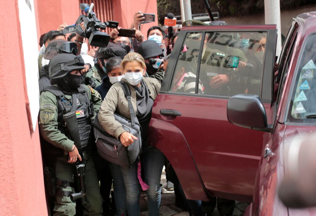 Áñez es detenida por su relación con el golpe de estado contra Evo Morales