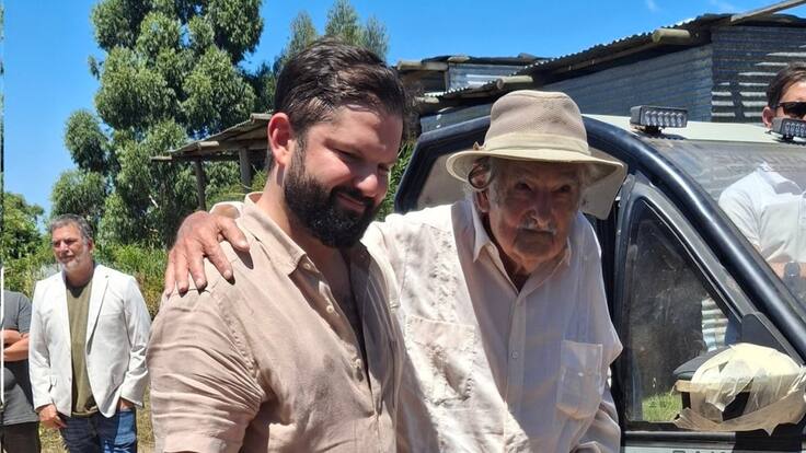 Presidente Boric se reúne con “Pepe” Mujica durante vista de Estado a Uruguay: “Un referente de convicción, honestidad y principios”