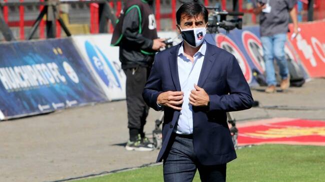 05 DE DICIEMBRE DE 2020/TALCAHUANOEl director tecnico de Colo Colo, Gustavo Quinteros, durante el partido valido por el Campeonato Nacional AFP PlanVital 2020, entre Huachipato y Colo Colo, disputado en el Estadio CAP.
FOTO: DANIEL PINO/AGENCIAUNO