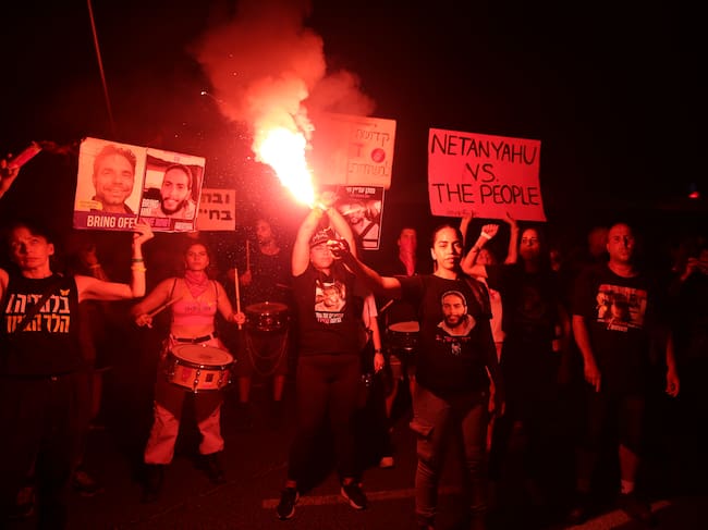 Protestas contra Benjamin Netanyahu - Archivo septiembre 2024 - Getty Images
