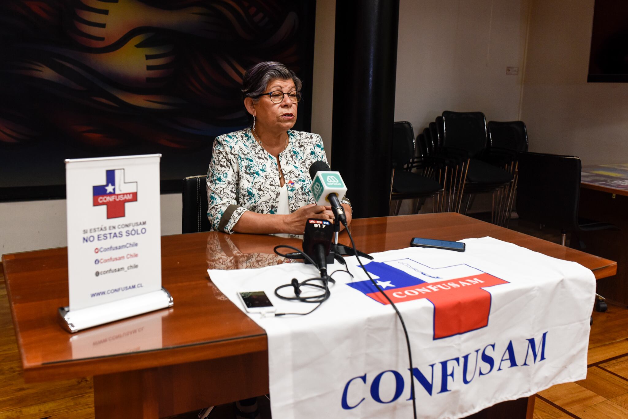 Agencia Uno | La presidenta de la Confusam, Gabriela Flores