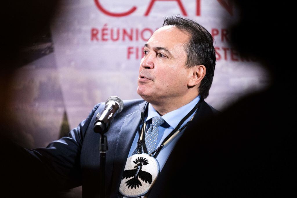 El jefe de la Asamblea de Primeras Naciones de Canadá Perry Bellegarde