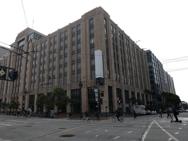 El cuartel general de la red social X en la ciudad de San Francisco (California) en Estados Unidos.