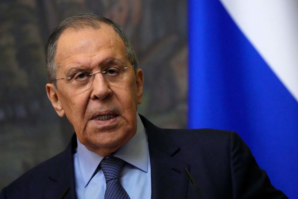 El ministro de relaciones exteriores de Rusia Serguei Lavrov