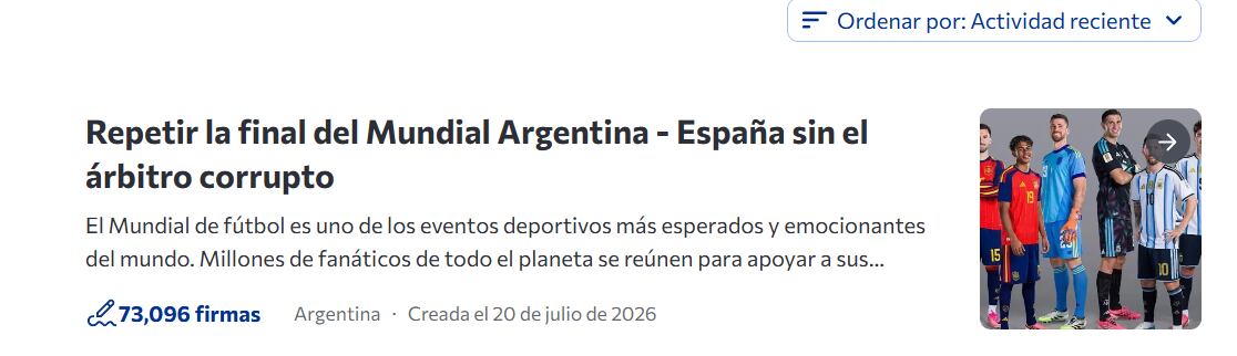 captura: change.org