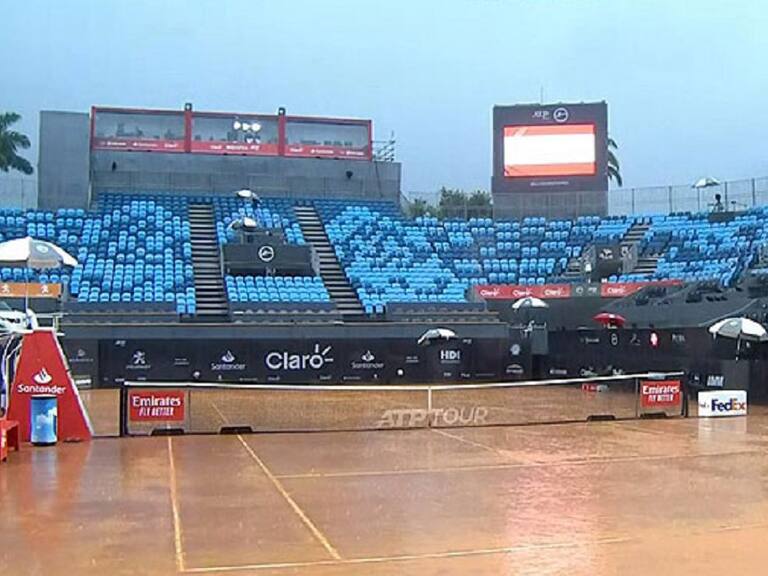 La lluvia interrumpió el partido de Garin en el ATP 500 de Río de Janeiro