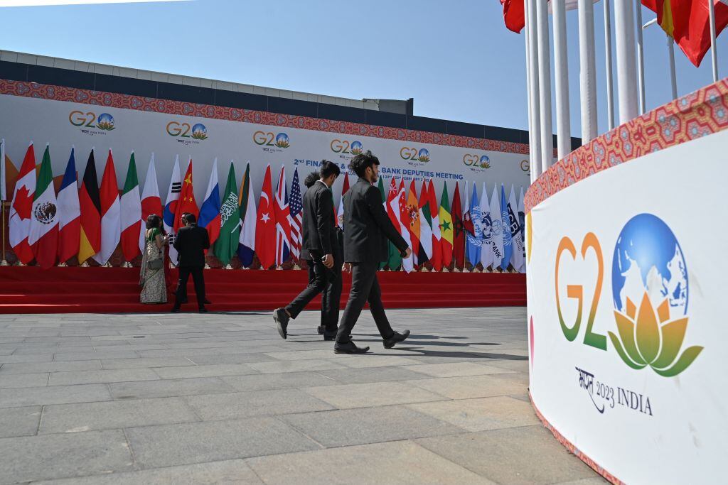 La cumbre de finanzas del G20 en Bangalore de India