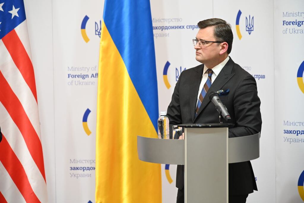 El ministro de relaciones exteriores de Ucrania Dmitro Kuleba