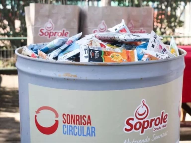 desafío sonrisa circular soprole - campaña de reciclaje