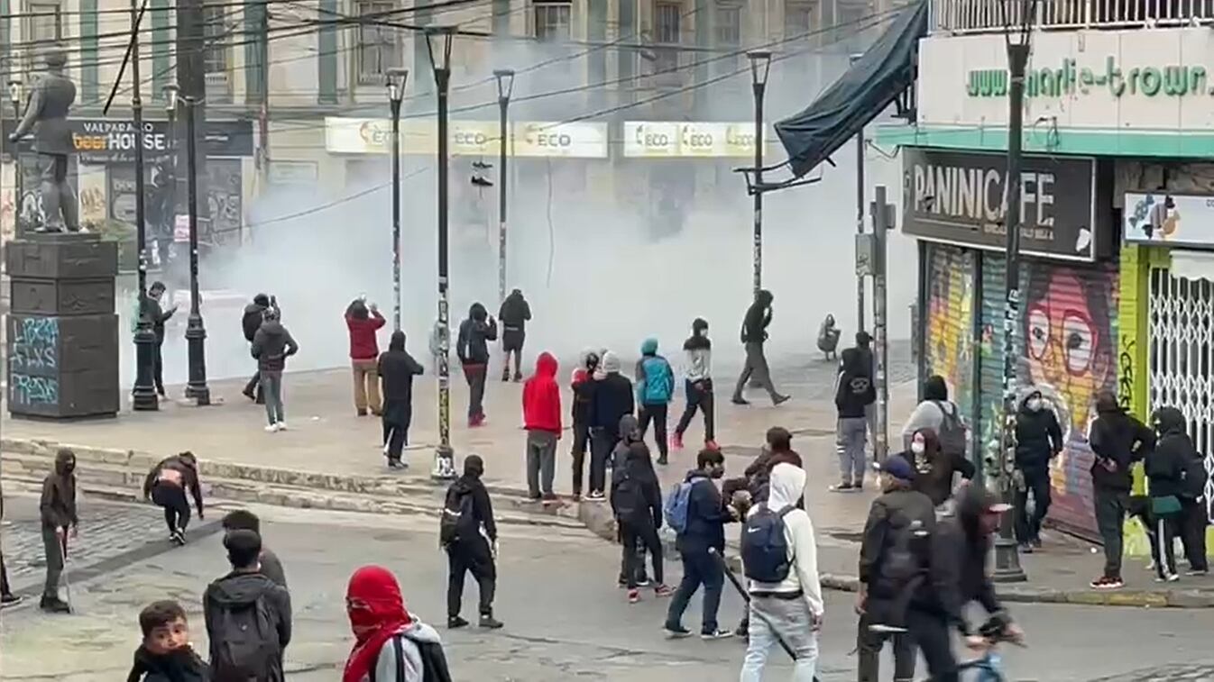 Protestas en Valparaíso