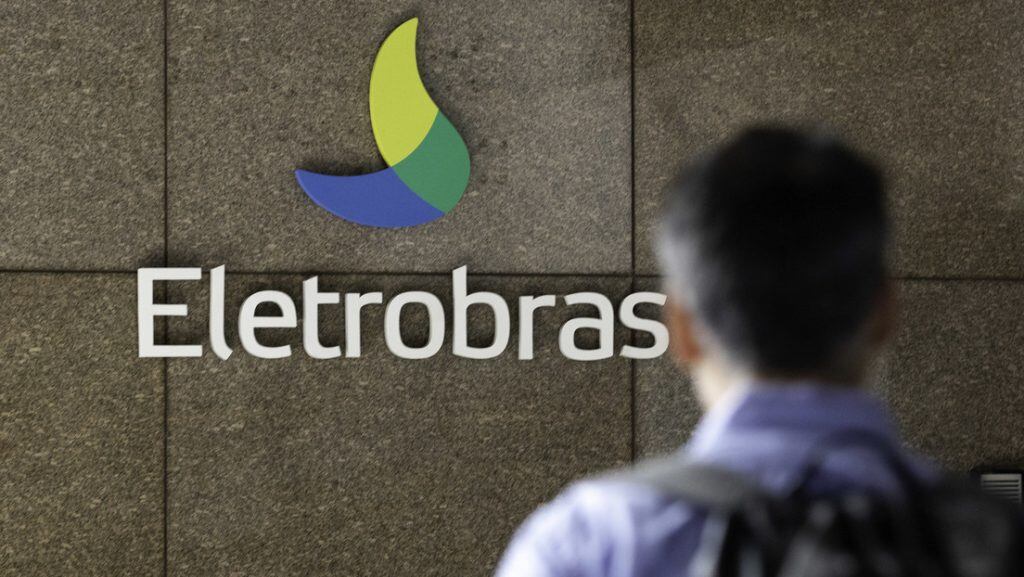 Imagen del logo de la estatal eléctrica brasilera Eletrobras